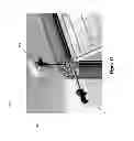 Fig. 23 - Net frame assembly and anti-rebound system