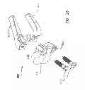 Fig. 35 - Method and apparatus for performing an open wedge, high tibial osteotomy
