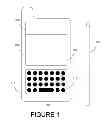 Fig. 02 - Integrated secure and non-secure display for a handheld communications device