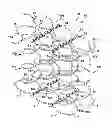 Fig. 01 - Innersprings with alternating coil spring orientations