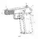 Fig. 06 - Semi-automatic pistol with a sliding barrel