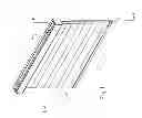 Fig. 02 - End cap for roller blind cassette