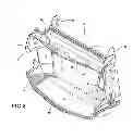 Fig. 08 - RECONFIGURABLE FRONT AND UPPER ONE PIECE BAFFLES FOR DIRECTING INCOMING AIR FROM A VEHICLE FRONT FASCIA TO A RADIATOR COOLING MODULE
