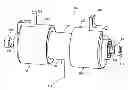 Fig. 01 - Actuator and electrical appliance having fixed member with a coil and movable members having magnets