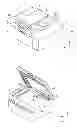 Fig. 01 - Reading apparatus with compact drive unit assembly