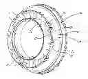 Fig. 01 - Stress relieving slots for turbine vane ring