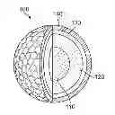 Fig. 01 - GOLF BALL WITH SPECIFIED RATIO OF BALL SPIN RATE TO LAUNCH ANGLE