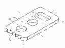 Fig. 01 - Adjustable stop piece for lacings and method for use thereof