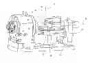 Fig. 01 - Machine tool, particularly for milling a turbocharger compressor impeller