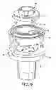 Fig. 05 - Capsule for preparing a beverage or food liquid and system using brewing centrifugal force