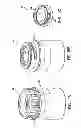 Fig. 11 - Port assembly for mixing the contents of two containers
