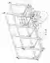 Fig. 04 - Support structure with stowed implement bracket