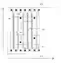 Fig. 01 - Integrated circuit with gate electrode conductive structures having offset ends