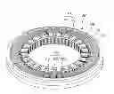 Fig. 01 - Motor including a rotor and magnetic flux adjustment unit to change an amount of magnetic flux generated by the rotor
