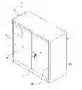 Fig. 01 - Safety cabinet with sequential door-closing system
