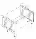 Fig. 01 - Autostereoscopic frame device for removable attachment to display panel