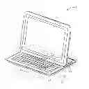 Fig. 01 - Flat cable arranging structure and slider electronic apparatus therewith