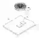Fig. 01 - Electronic deviec having heat dissipation device