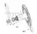 Fig. 03 - Bottom bracket assembly of a bicycle and left crank arm assembly thereof