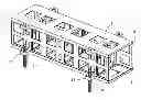 Fig. 01 - Assemblable disposable shuttering for constructing modular formworks for making concrete foundations