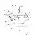 Fig. 02 - Ship with at least one sail rotor and adjustable panel at the bow
