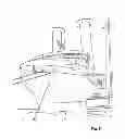 Fig. 09 - Ship with at least one sail rotor and adjustable panel at the bow