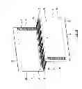 Fig. 05 - Heat exchanger folded from a single metal sheet and having two separate chambers