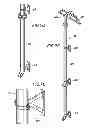Fig. 08 - Focused stream, aerated foam projecting nozzle including fixed wand system and method as well as possibly portable center pointing nozzle