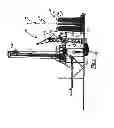 Fig. 02 - Parking and automatic handling equipment of drilling rods and associated drilling machine