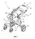 Fig. 02 - Hand-detecting brake system for baby stroller