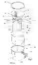 Fig. 01 - DEVICE FOR PRECIPITATING SUSPENDED MATERIALS
