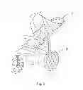 Fig. 03 - Universal ski conversion device for a stroller or bicycle trailer