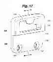 Fig. 19 - Integrated lock and latch device for sliding windows
