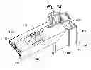 Fig. 29 - Integrated lock and latch device for sliding windows