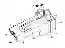 Fig. 30 - Integrated lock and latch device for sliding windows