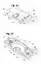 Fig. 37 - Integrated lock and latch device for sliding windows