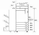 Fig. 01 - Printing apparatus capable of specifying and storing user defined envelope flap sizes