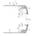 Fig. 01 - Display device having a holding device that can be placed on the head of a user