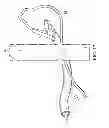Fig. 09 - Surgical instrument for manipulating and passing suture