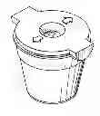 Fig. 01 - Beverage container for brewing apparatus