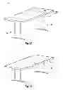 Fig. 19 - Table with nesting table top