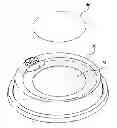Fig. 01 - CUP LID WITH AN ADVERTISEMENT CARRIER