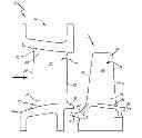Fig. 01 - Low loss airfoil platform trailing edge
