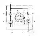 Fig. 01 - Valve arrangement, connection plate for a hydrostatic piston machine, and hydrostatic piston machine