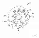 Fig. 15 - Trash cans with variable gearing assemblies