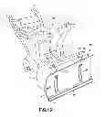Fig. 09 - Removable plow attachment for snow blower
