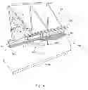 Fig. 02 - System and method for shifting scattered material towards a barrier