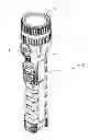 Fig. 01 - Flashlight lamp rotation structure