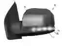 Fig. 01 - Vehicle exterior mirror system with light module
