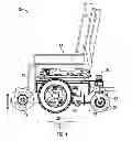 Fig. 02 - Powered wheelchair with articulating drive wheels